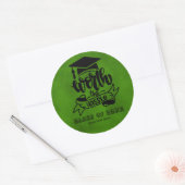 Sticker Rond Ça vaut le coup - Vert (Enveloppe)