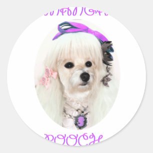 Sticker Rond cabot de manga