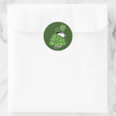 Sticker Rond cacahuètes | Snoopy Lucky Clover (Sac)