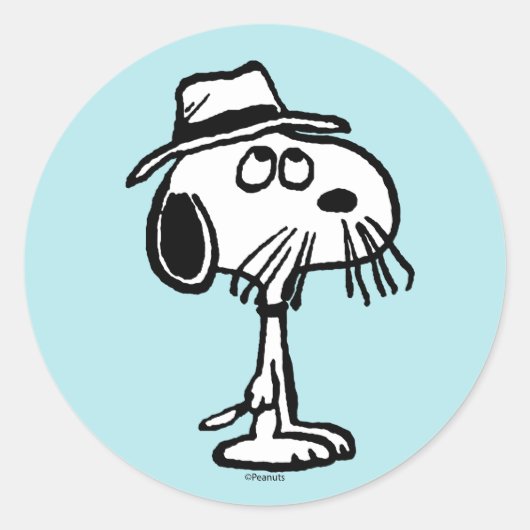 Sticker Rond cacahuètes | Snoopy's Brother Spike (Devant)