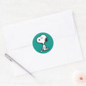 Sticker Rond cacahuètes | Tournages de snoopy (Enveloppe)