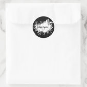 Sticker Rond Cacher urbain (Sac)