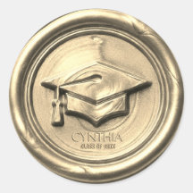 Cachet de cire en or antique pour la remise des di