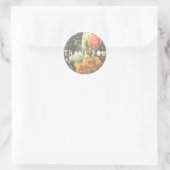 Sticker Rond Cactus Fleur Polka Dot Merci (Sac)