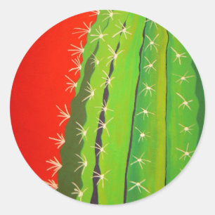 Sticker Rond Cactus génial
