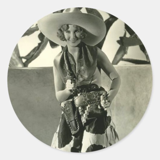 Sticker Rond Cactus Kate (Devant)