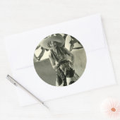 Sticker Rond Cactus Kate (Enveloppe)