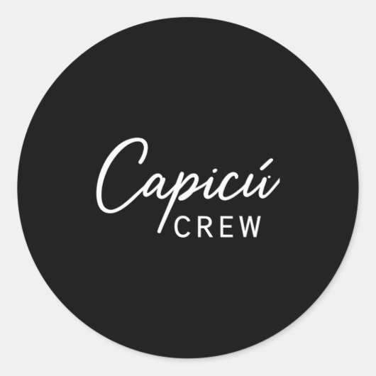 Sticker Rond Cacú Crew Matching Dominoes Players (Devant)