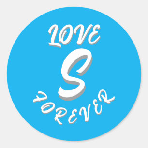 STICKER ROND CADEAU D'AMOUR MARI FEMME PETITE AMIE PETIT AMI AM