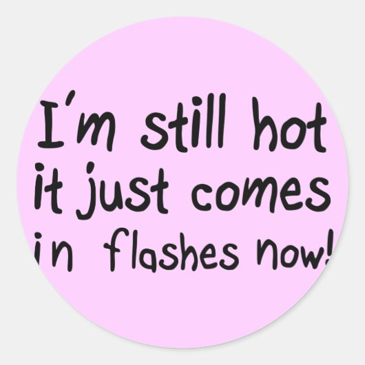 Sticker Rond Cadeau d'anniversaire drôle d'autocollants (Devant)