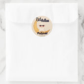 Sticker Rond Cadeau de célébration Eid Mubarak (Sac)