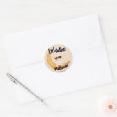 Sticker Rond Cadeau de célébration Eid Mubarak (Enveloppe)
