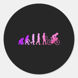Sticker Rond Cadeau de cyclisme pour femmes pour filles Tour de