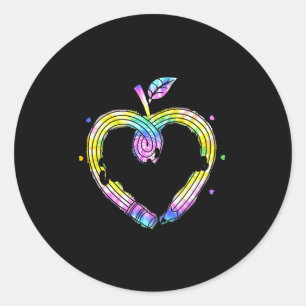 Sticker Rond Cadeau de jour d'appréciation de chemise d'aide de