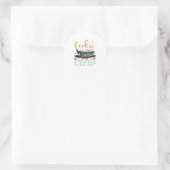 Sticker Rond Cadeau de Noël | Cookie Baking Crew (Sac)