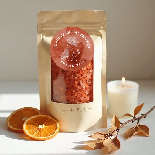 Sticker Rond Cadeau de remerciement pour enterrement de vie de 