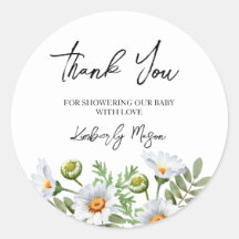 Cadeau Fleur de Merci Baby Shower