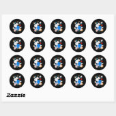 Sticker Rond Cadeau lapin | Alice Au Pays Des Merveilles - Lapi (Feuille)
