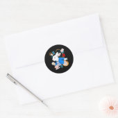 Sticker Rond Cadeau lapin | Alice Au Pays Des Merveilles - Lapi (Enveloppe)