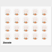 Sticker Rond Cadeau Potpourri Automne Simmerer (Feuille)