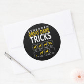 Sticker Rond cadeau pour chien | Trucs à queue nue (Enveloppe)