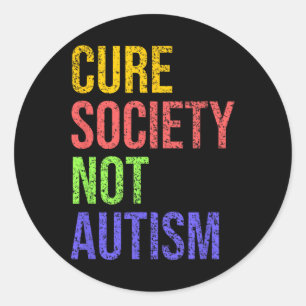 Sticker Rond Cadeau pour la société de guérison et non pour la