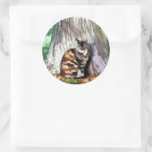 STICKER ROND CADEAUX (Sac)