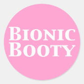 Sticker Rond Cadeaux Bionic Booty (Devant)