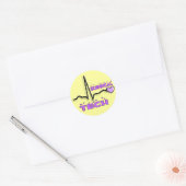 Sticker Rond Cadeaux Chirurgicaux Tech QRS Design (Enveloppe)