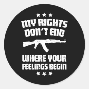Sticker Rond Cadeaux conservateurs ou républicains pour les dro