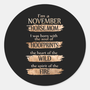 Sticker Rond Cadeaux d'anniversaire Je suis une maman du Chev