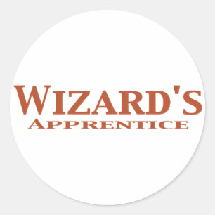 Sticker Rond Cadeaux d'apprenti-assistant