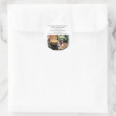 Sticker Rond Cadeaux d'art de Bulldog anglais (Sac)