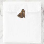 Sticker Rond Cadeaux d'art espagnol de terrain (Sac)
