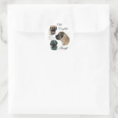 Sticker Rond Cadeaux d'art Mastiff anglais (Sac)