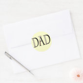 Sticker Rond Cadeaux de charpentier (Enveloppe)