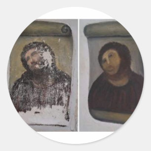 Sticker Rond Cadeaux de collection d'Ecce homo