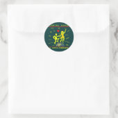 Sticker Rond Cadeaux de danse Contra (Sac)