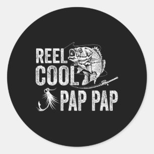Sticker Rond Cadeaux de fête des pères de pêche vraiment cool p