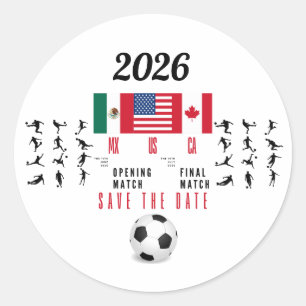 Sticker Rond Cadeaux de football pour les fans