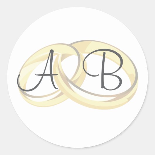 Sticker Rond Cadeaux de mariage (Devant)