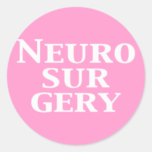 Sticker Rond Cadeaux de neurochirurgie