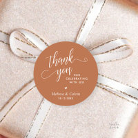 Cadeaux de remerciement de mariage minimaliste mod