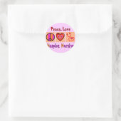 Sticker Rond Cadeaux de soins infirmiers (Sac)