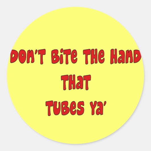 Sticker Rond Cadeaux de thérapie respiratoire (Devant)