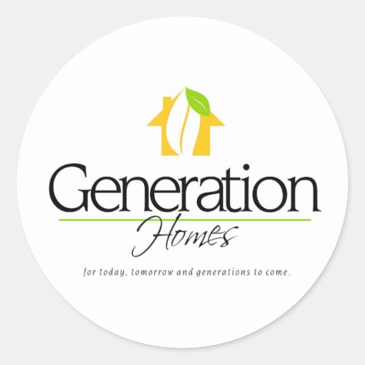 Sticker Rond Cadeaux d'entreprise personnalisés et marketing (Devant)