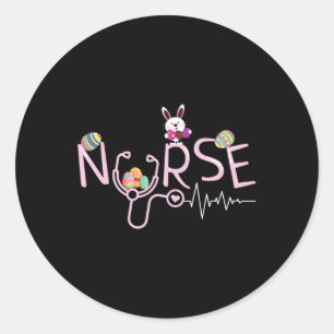 Sticker Rond Cadeaux des infirmières Stethoscope Grotte des inf