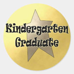 Sticker Rond Cadeaux d'études de maternelle