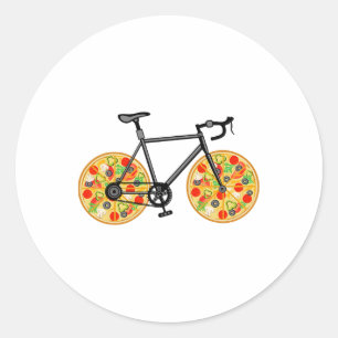 Sticker Rond Cadeaux drôles de vélo de montagne pour papa cycli