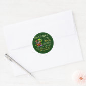 Sticker Rond Cadeaux du 30e anniversaire (Enveloppe)